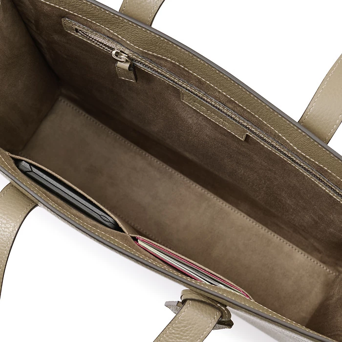 Business Tote Bag – Taupe Leather