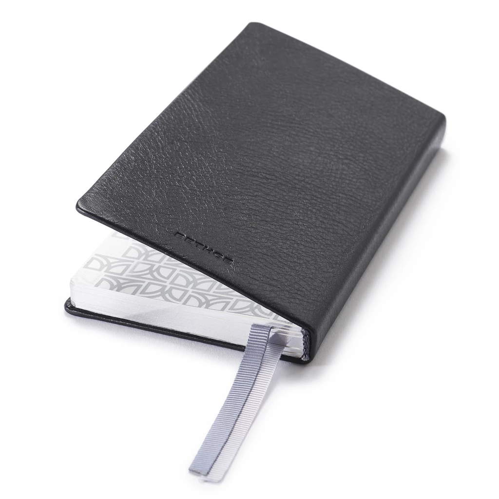 Pocket Datebook 2027 Verona Black Cowhide