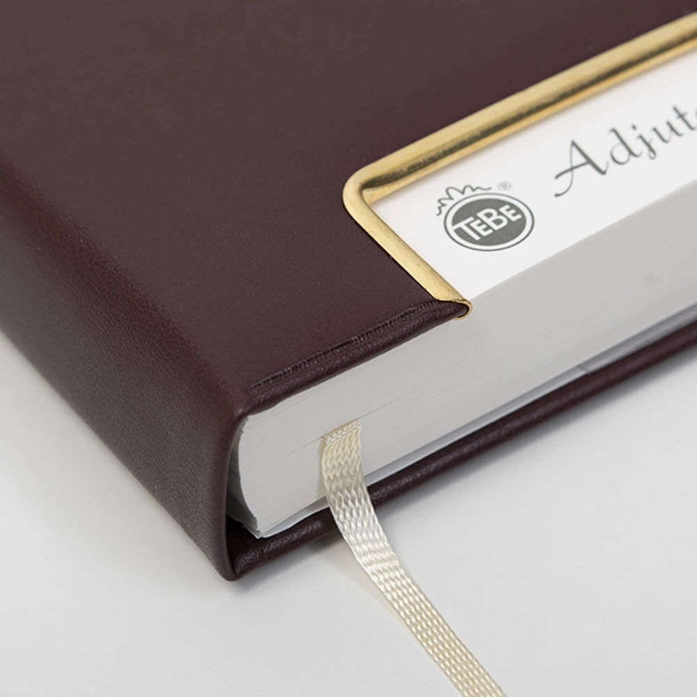 Adjutant daily calendar 2026 TeBeskin garnet bordeaux