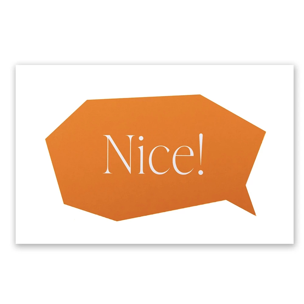 Greeting card Nice!