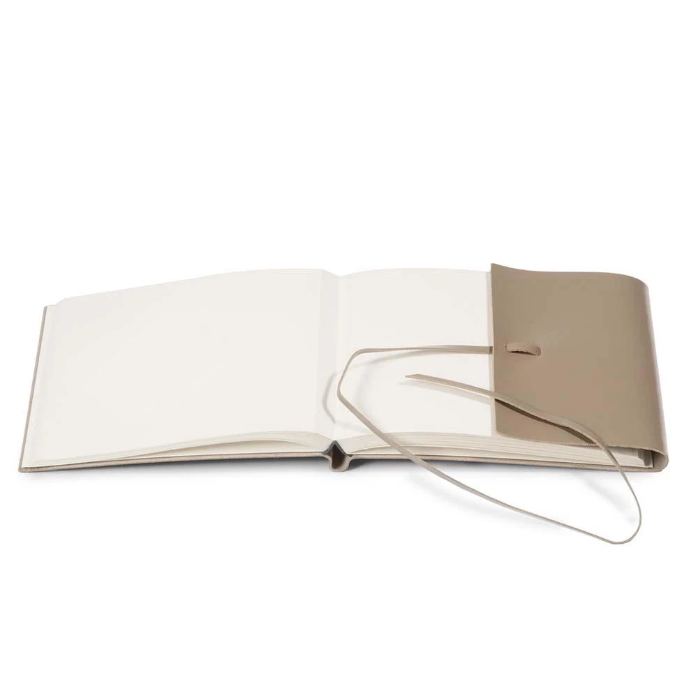 Photo Album, 25 pages, leather cover, 20.5x15 cm, latte
