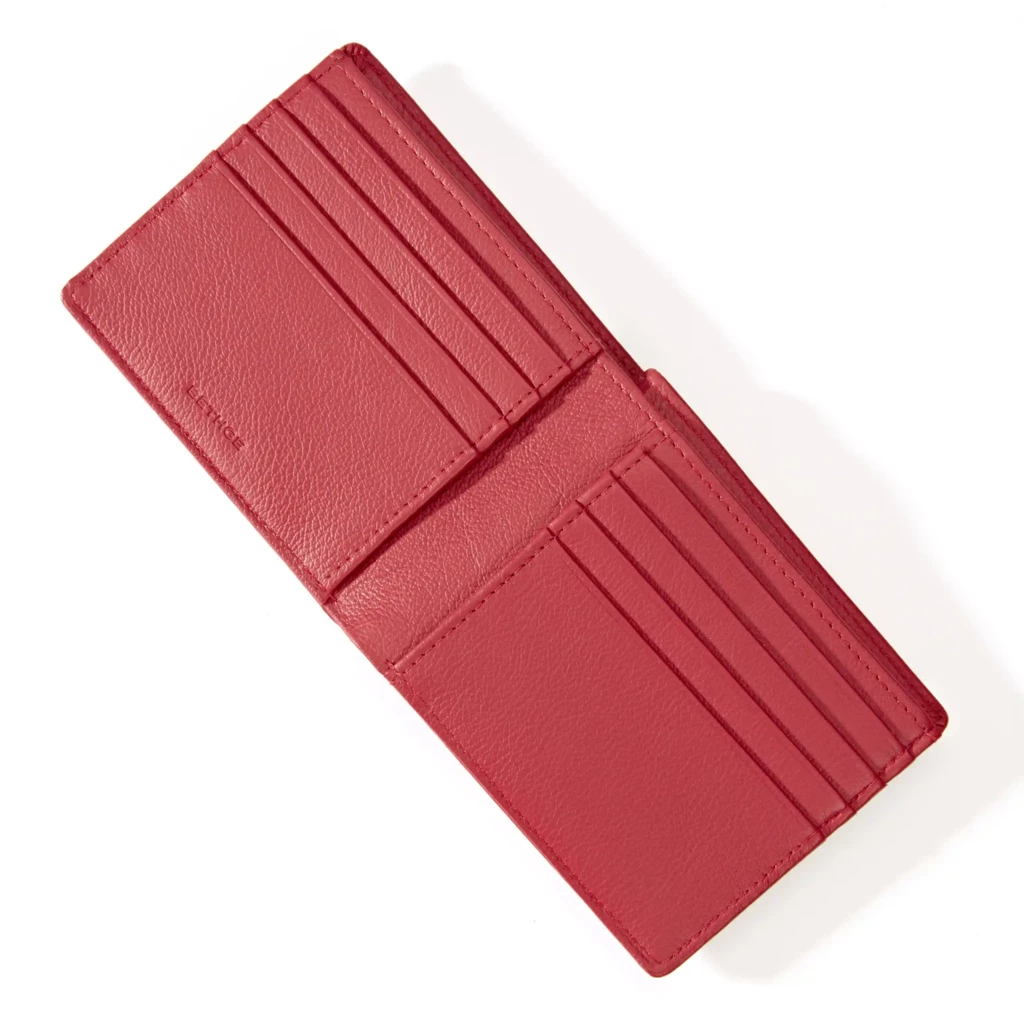 Card Wallet, Kollektion 1977,  leather, red