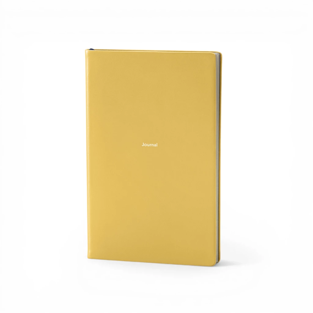 Journal M dotted Mustard