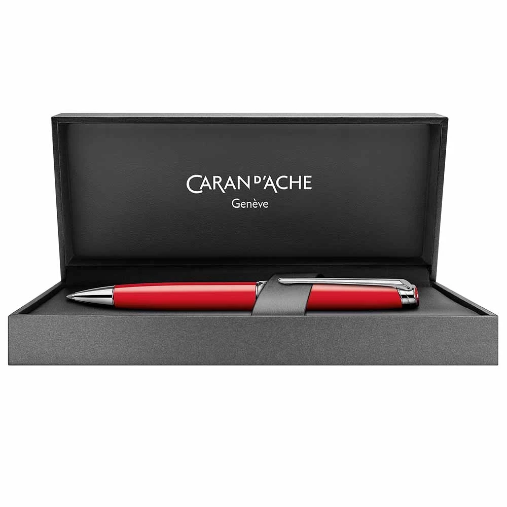 caran_dache_drehbleistift_leman_scharlachrot_versrhod_2 Caran d'Ache Léman Mechanical Pencil, red silv./rhod.