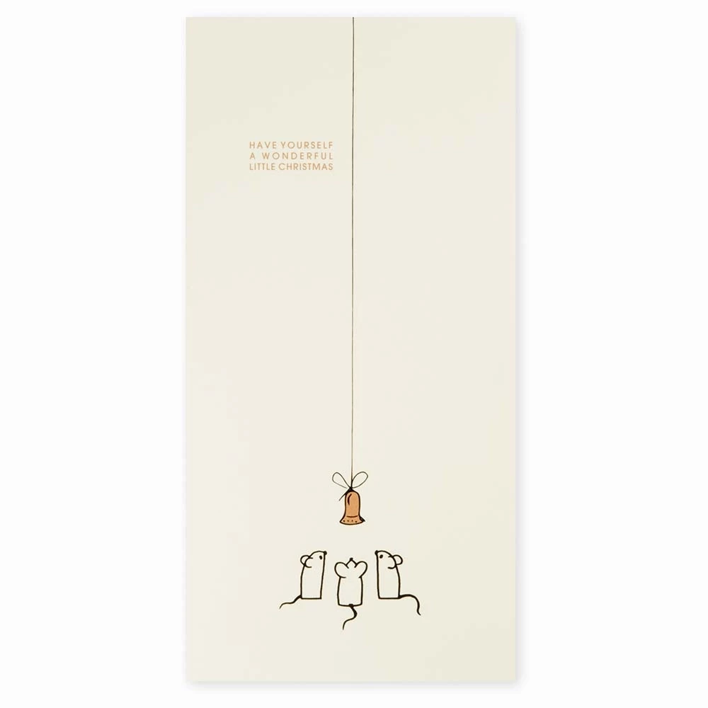 Christmas card mice