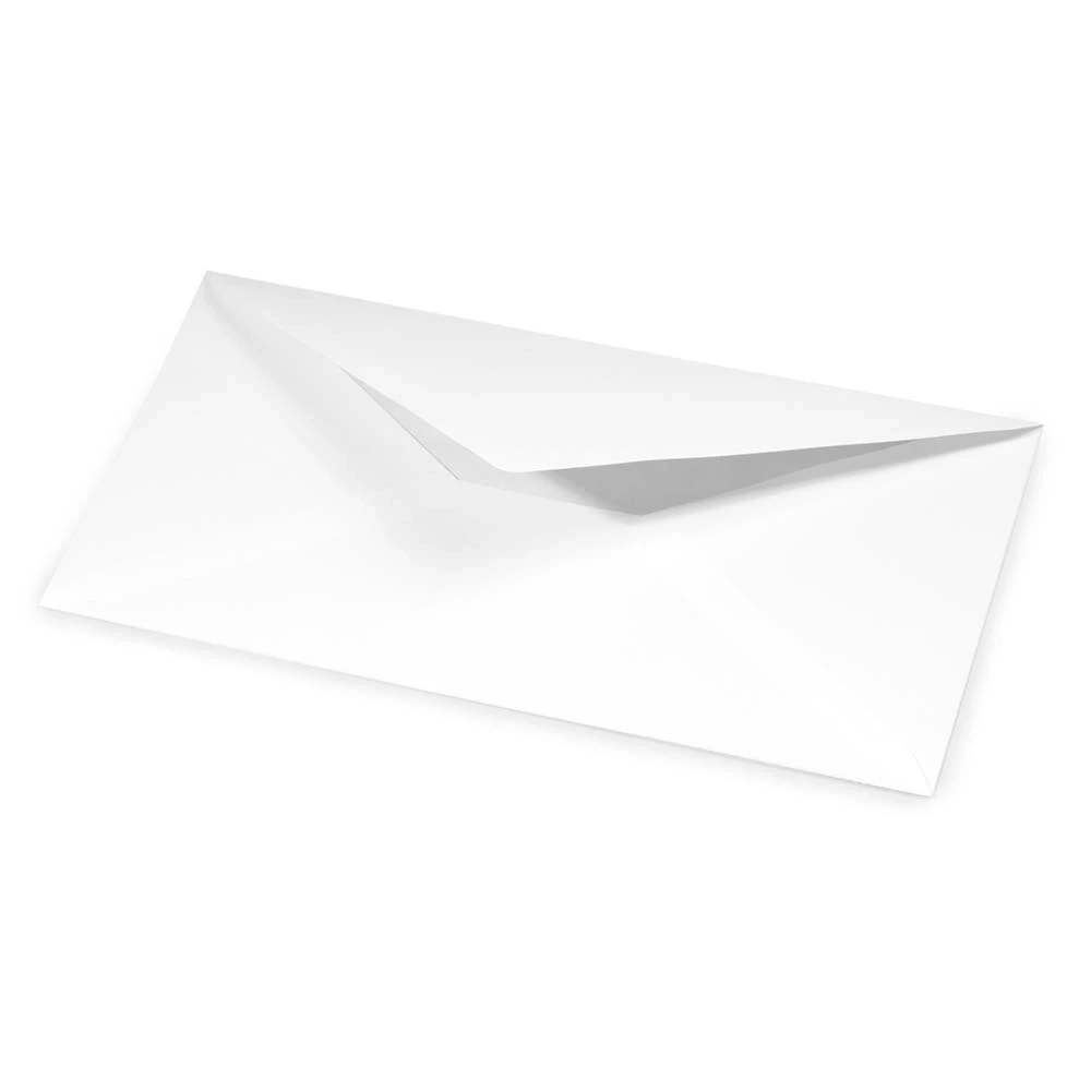 25 long DIN envelopes, BlancBlanc