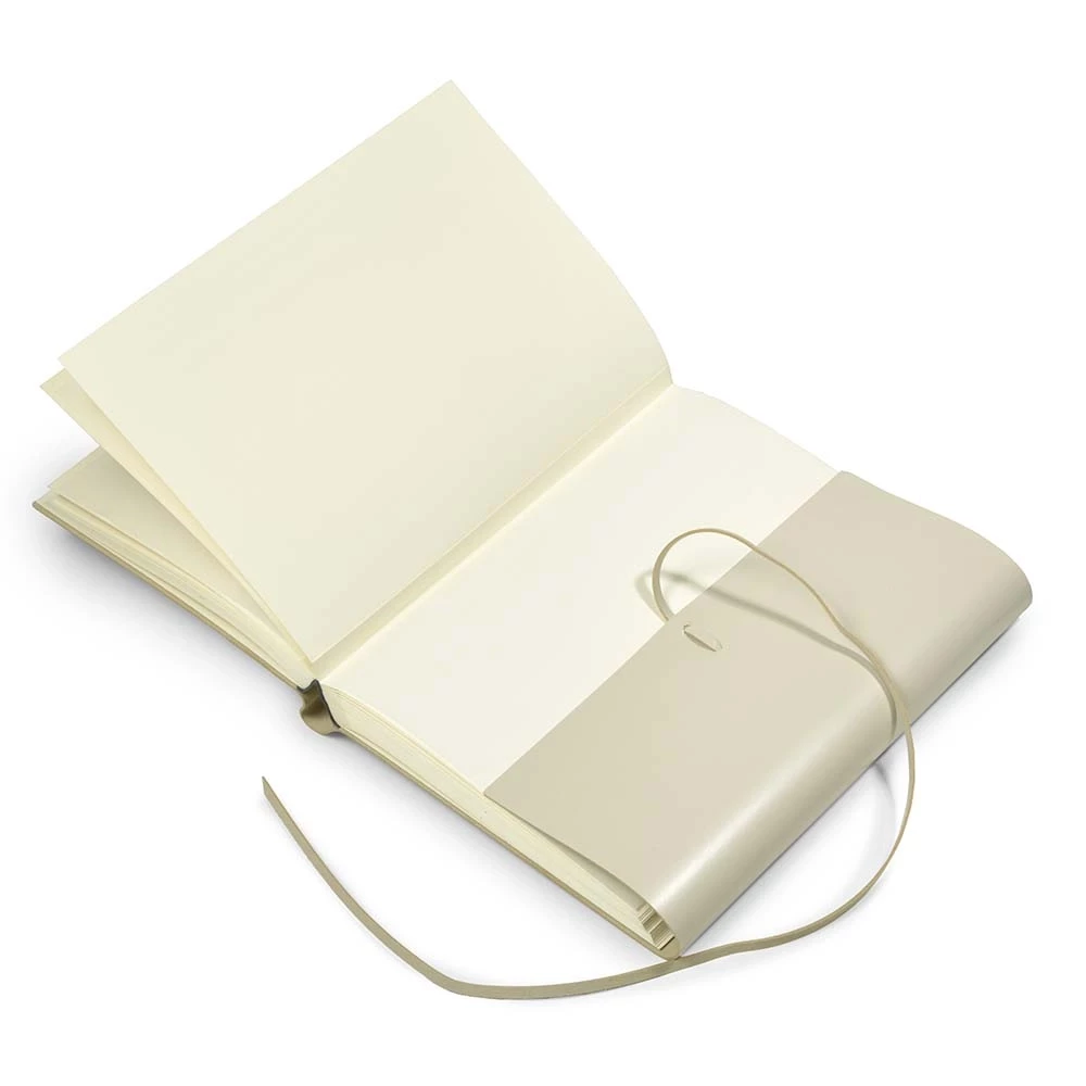 Photo Album, 50 pages, leather cover, 23x30 cm, cream