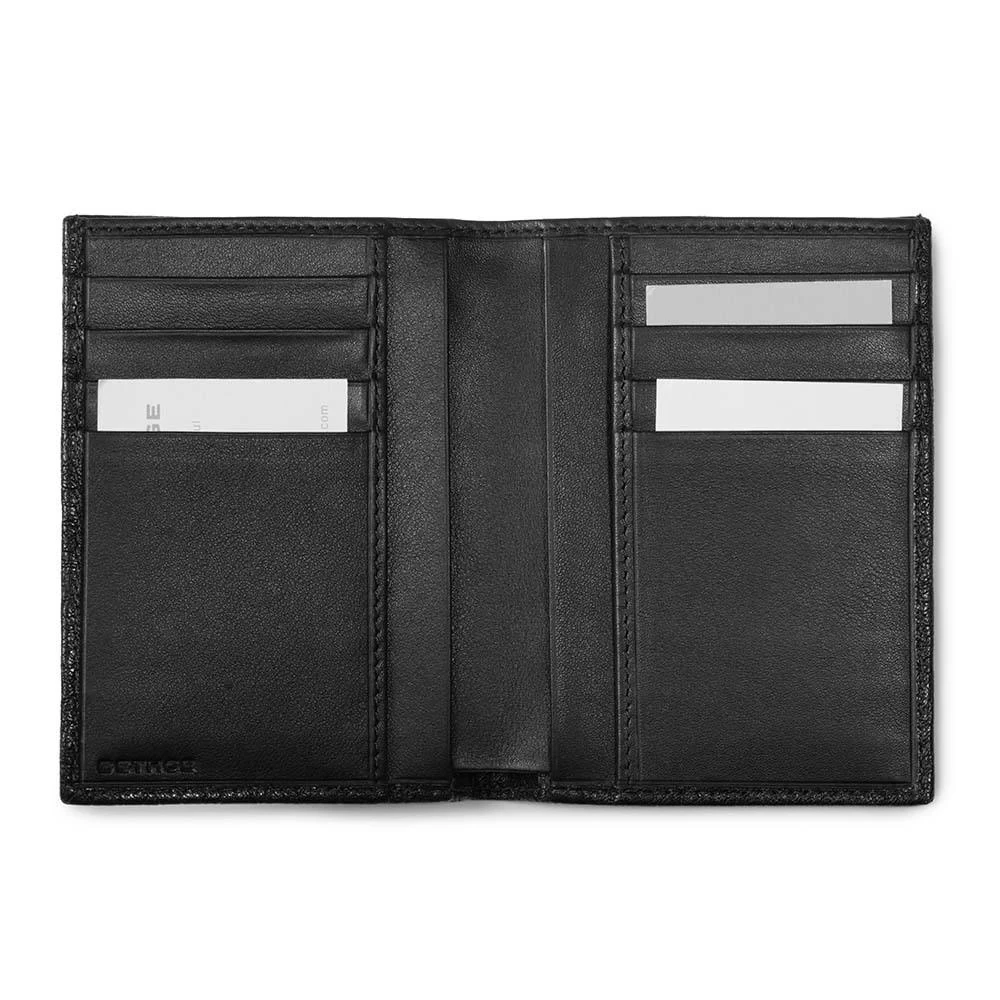 Slim Wallet, 8 cc, leather Granbury, black