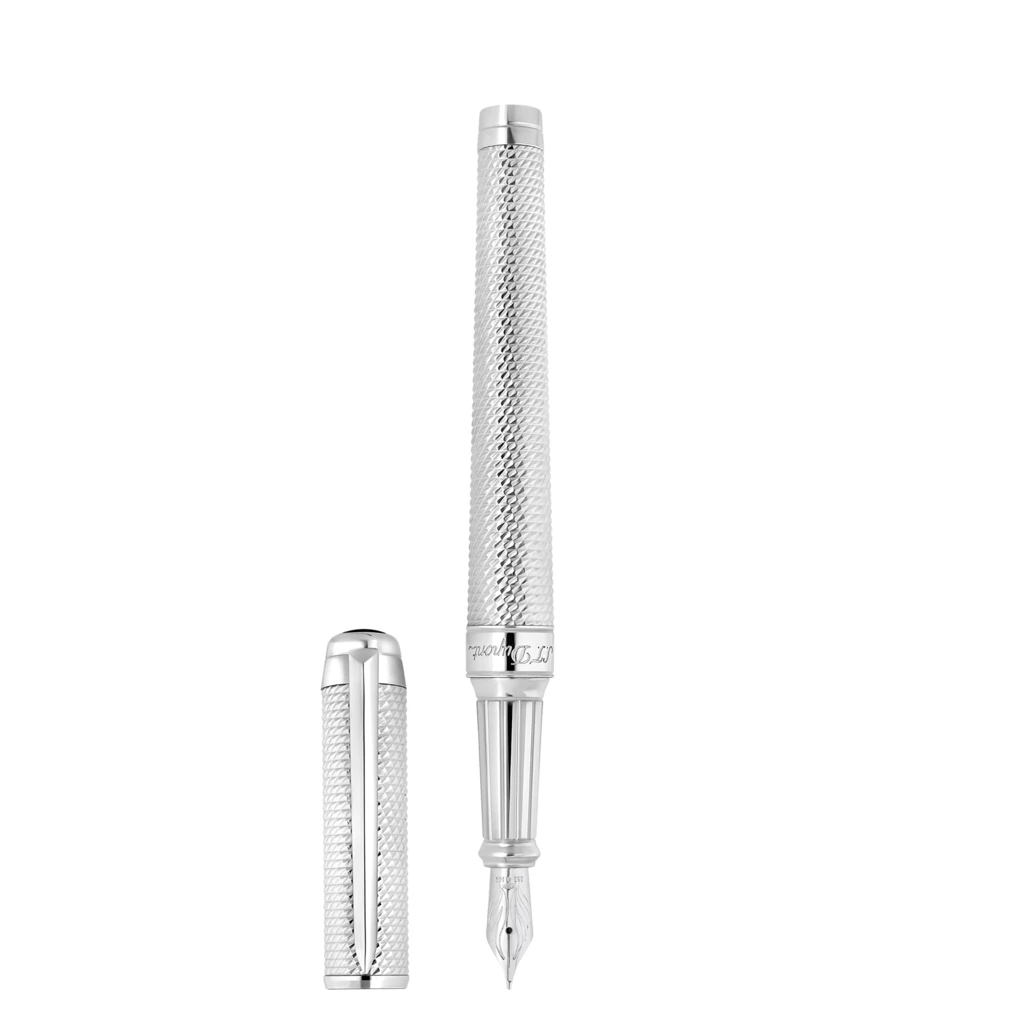 S.T. Dupont ETERNITY XL Fountain Pen, silver
