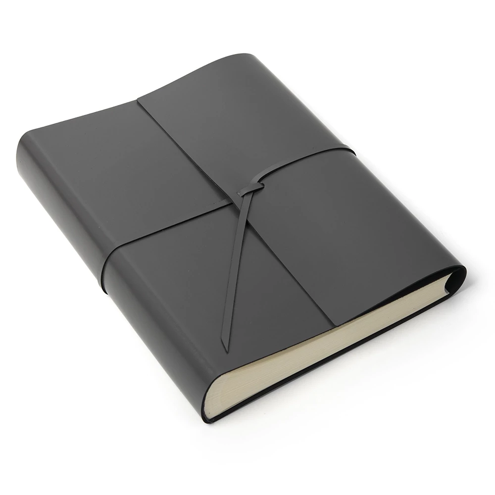 Photo Album, 50 pages, leather cover, 23x30 cm, grey