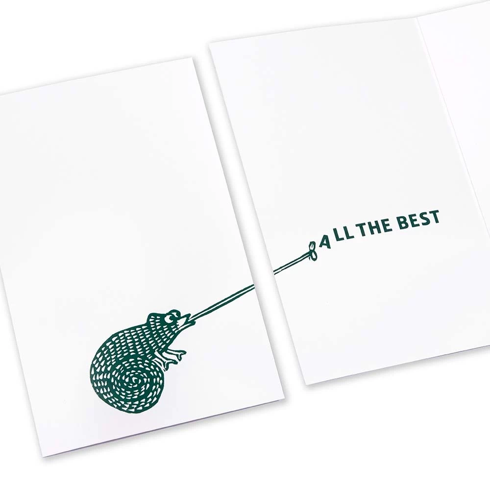 “All the Best” Chameleon Greeting Card
