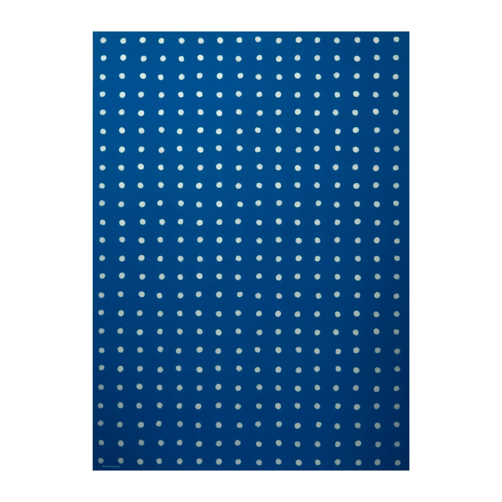 Wrapping paper dots blue 50 x   70 cm, 3 sheets