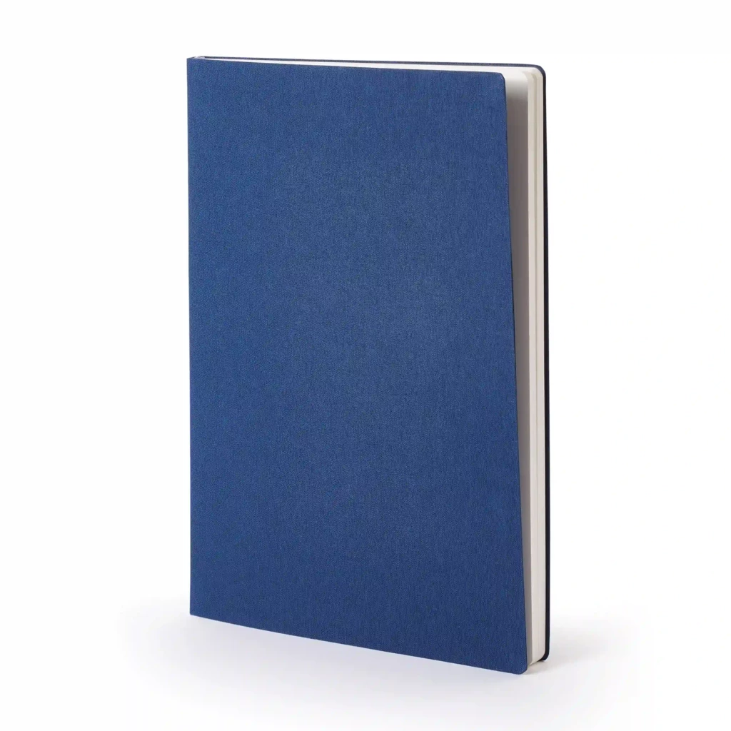 Notebook A4, linen, Navy, blank