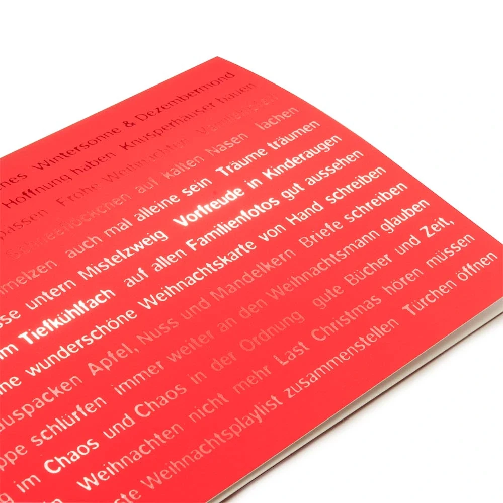Christmas card wishes for Christmas pure velvet red