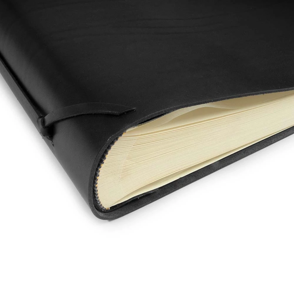 Photo Album, 50 pages, leather cover, 45x45 cm, black