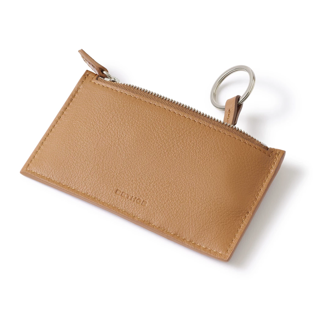 kartenetui_mit_schluesselring_alligatorleder_15 Card Holder with Key Ring, Alligator Leather