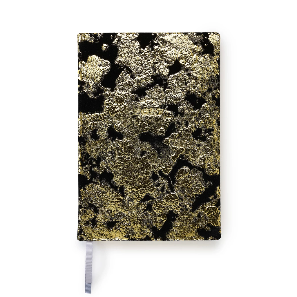 Tageskalender 2027 Black Gold