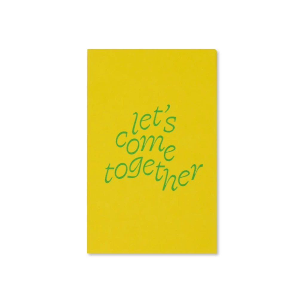 Greeting card set Let’s come together Mini with 5 folding cards