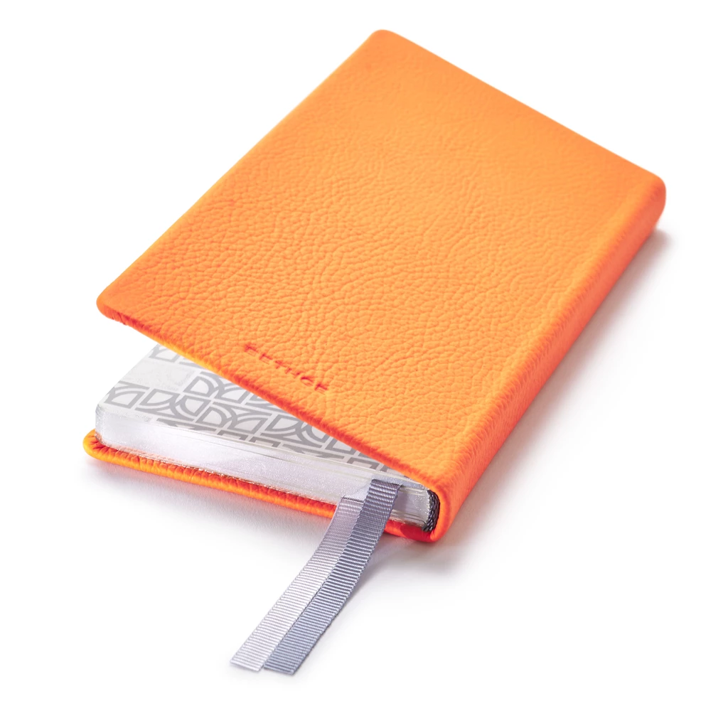 Pocket Datebook 2027 Orange Leather
