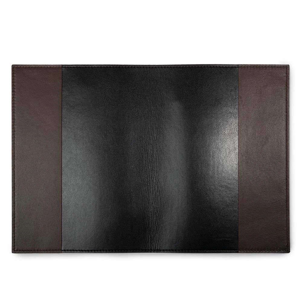 Book cover for DIN A4 books, Dolce leather, dark brown