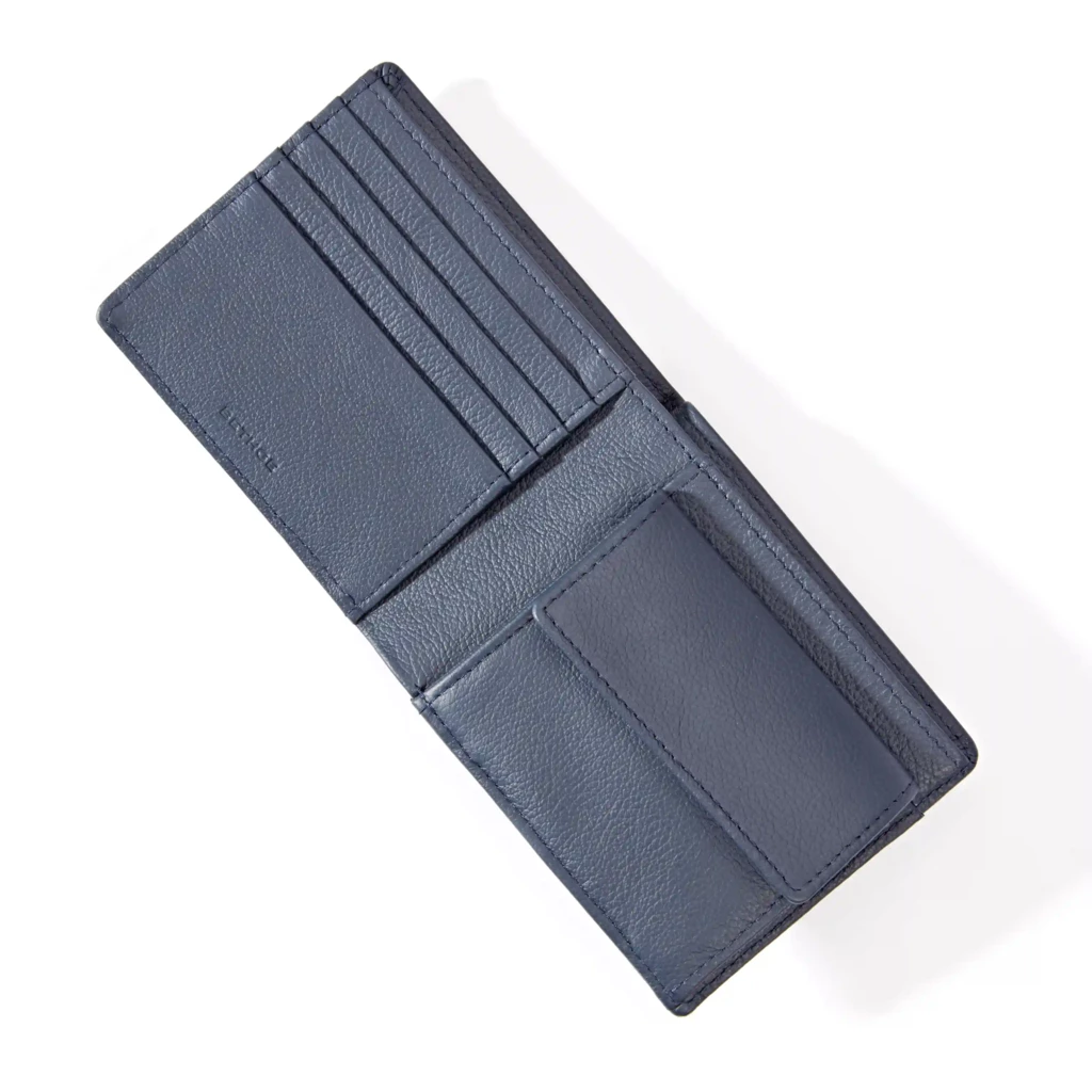 Wallet with Coin Pocket, Kollektion 1977, leather, blue