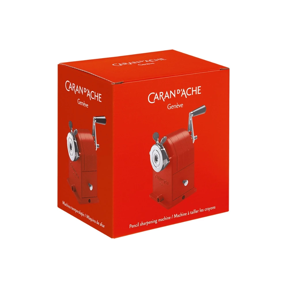 Caran d'Ache Pencil Sharpener 2000, red