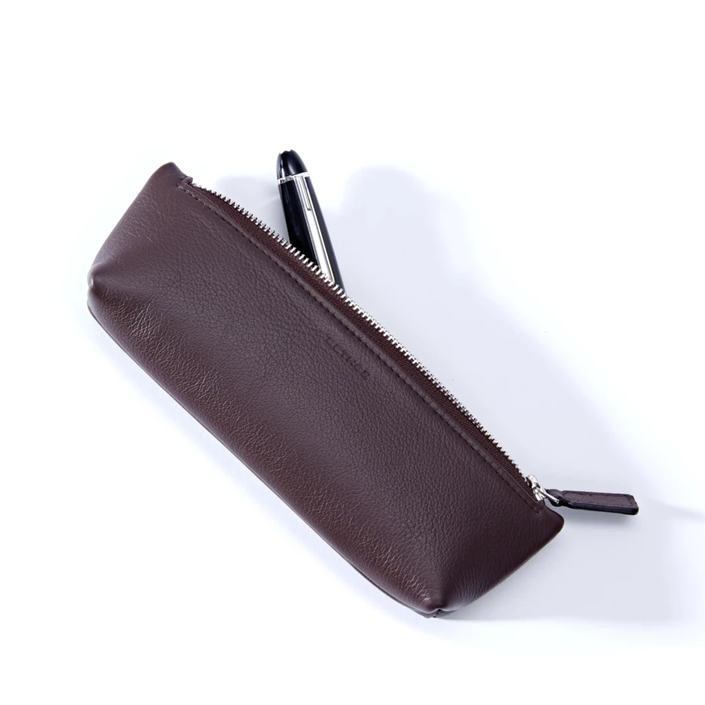 Pencil Case, Kollektion 1977,  leather, brown