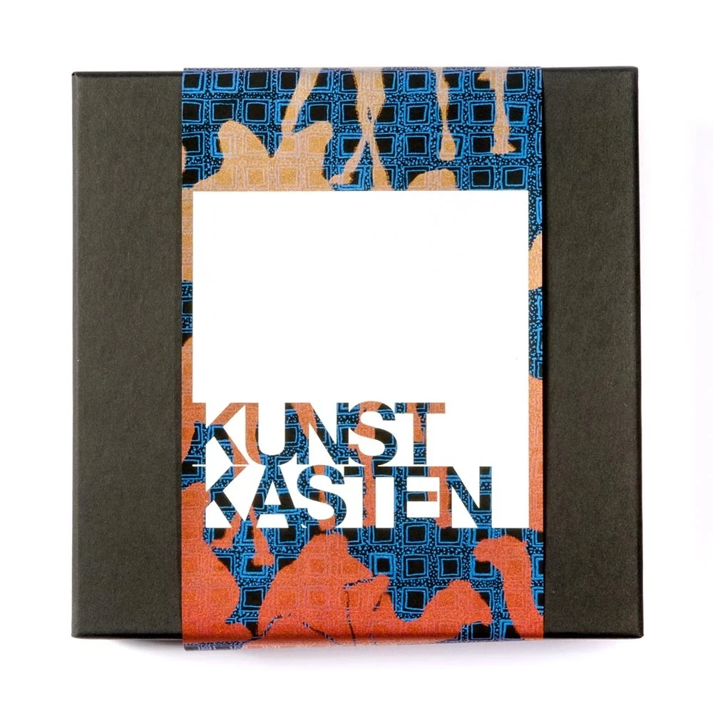 Greeting card set Kunstkasten with 8 screen-printed folding cards
