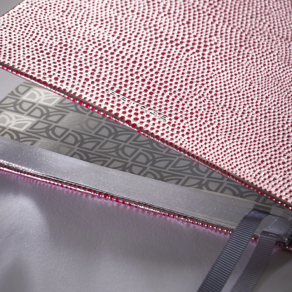 Weekly Planner Notes 2027 Silver Red