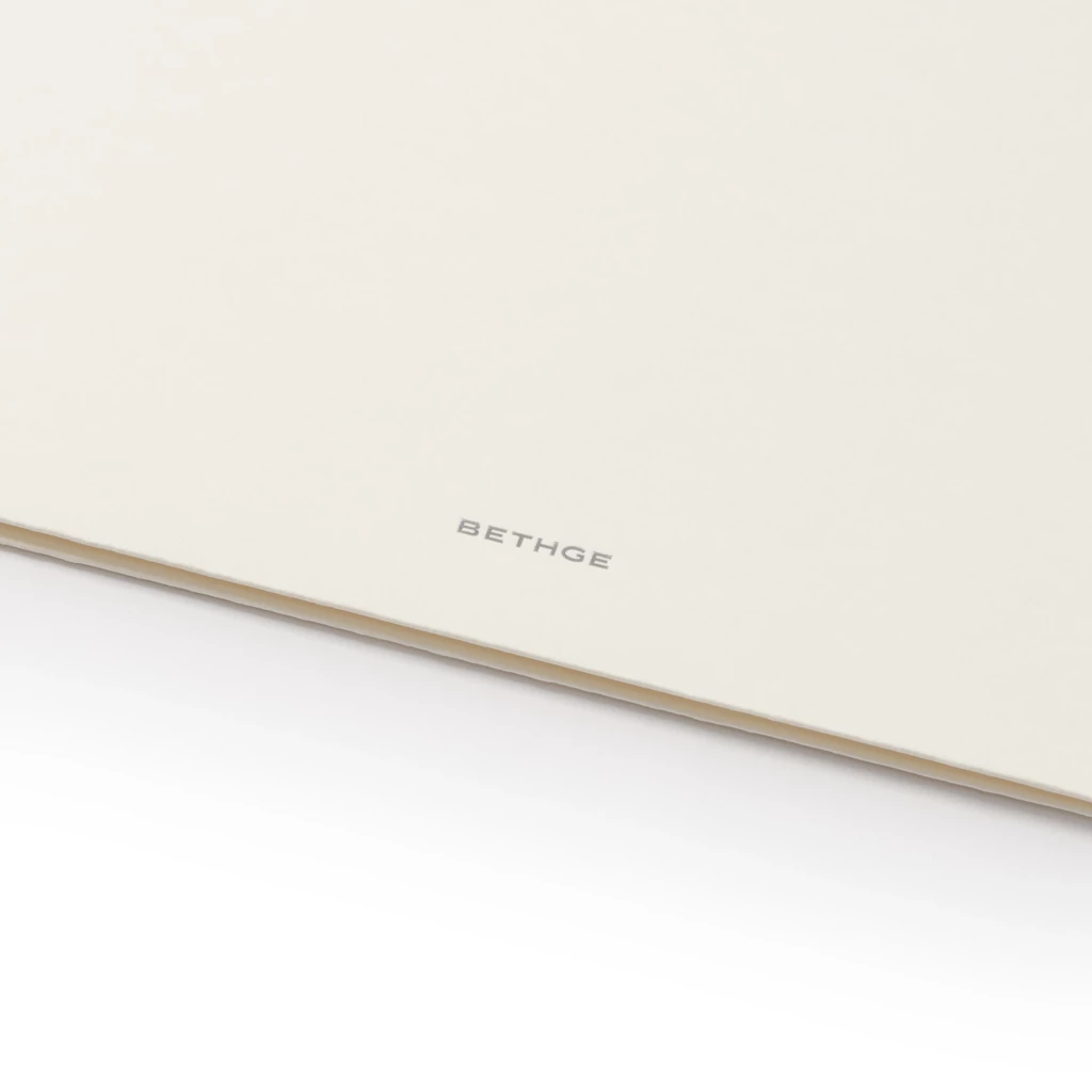 Press folder A4, cardboard, ivory