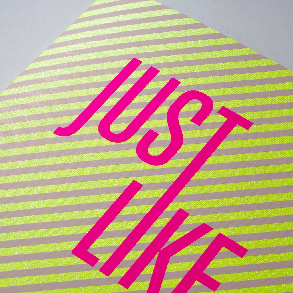 Greeting Card "Just like that" Lines 