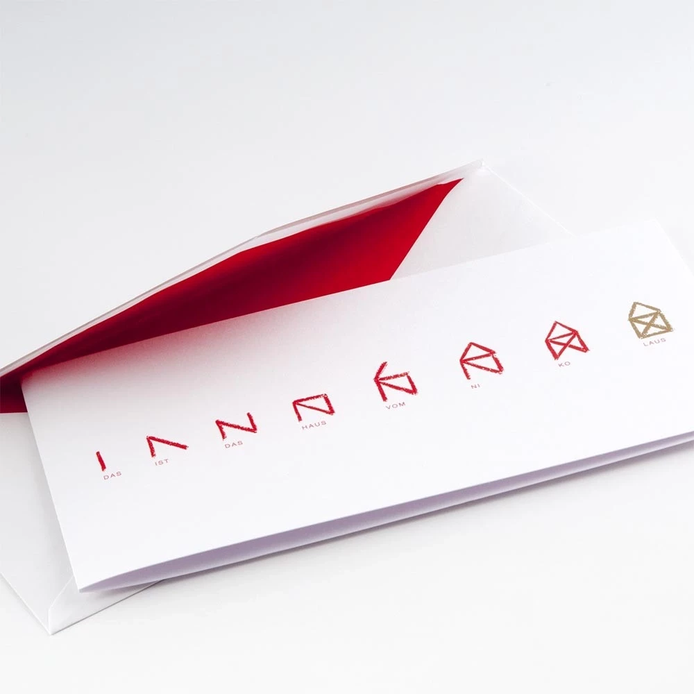 Christmas card St. Nicholas house