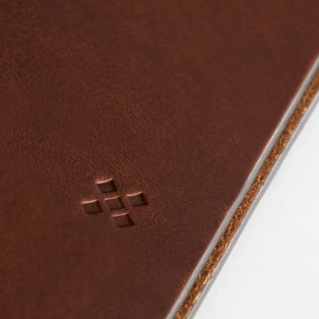 LEGENDÄR HYDE Presentation Folder, A4, leather, brown
