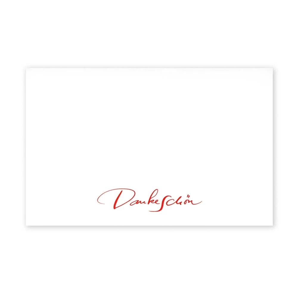 Greeting card Dankeschön calligraphy
