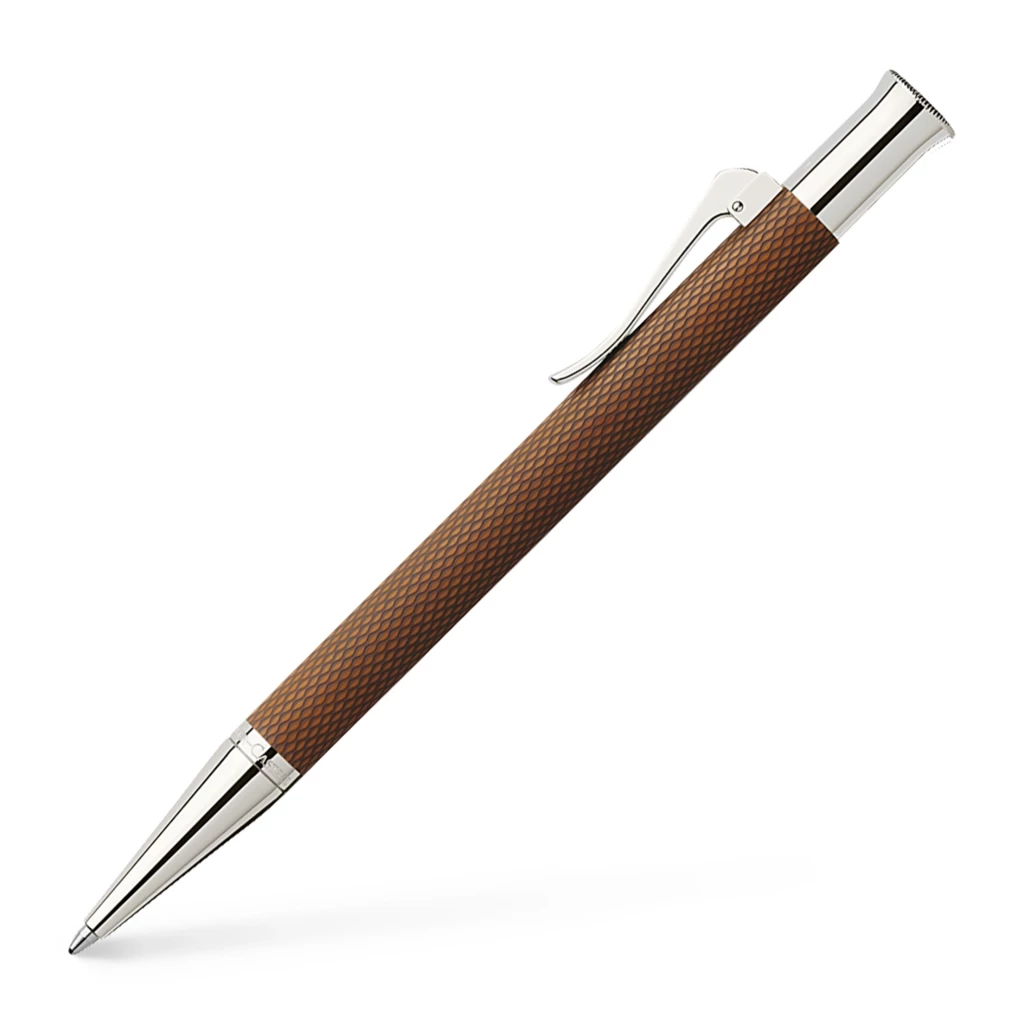 Graf von Faber-Castell Guilloche Cognac Twist Ballpoint Pen