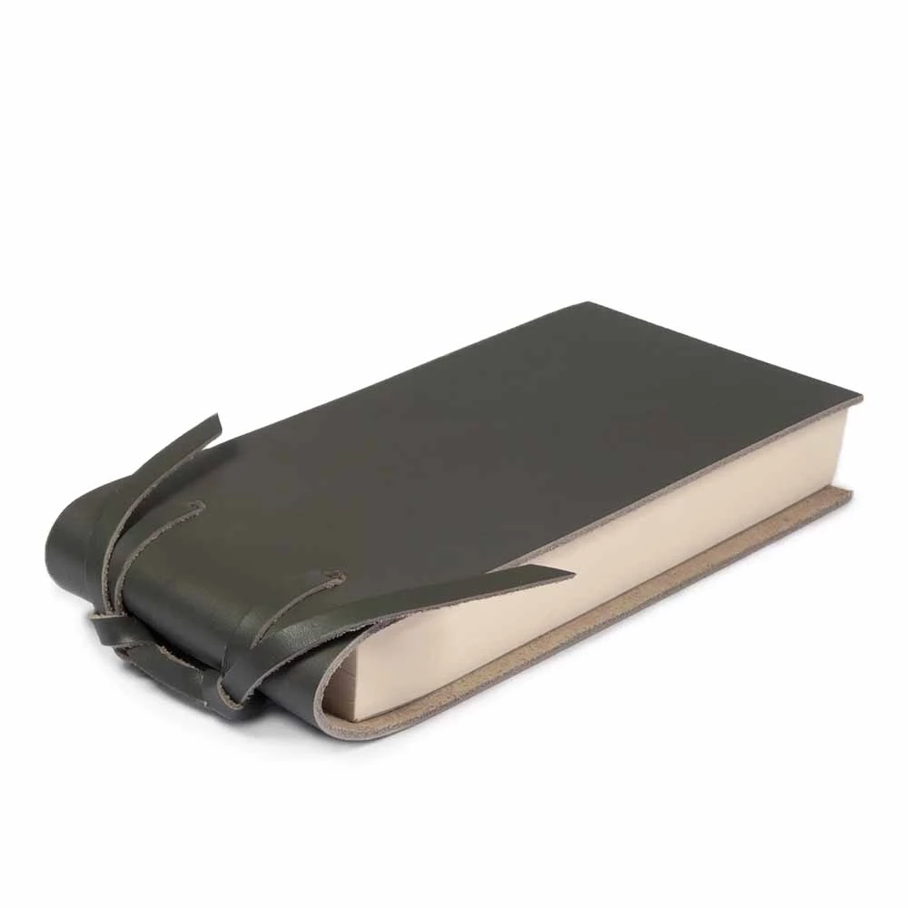 Sketchpad Blocco, leather, small, dark grey