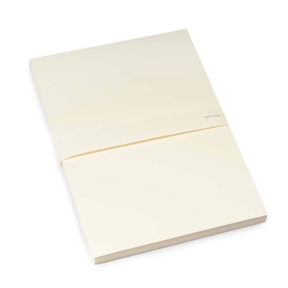 100 letterheads A4, Smooth Ivory