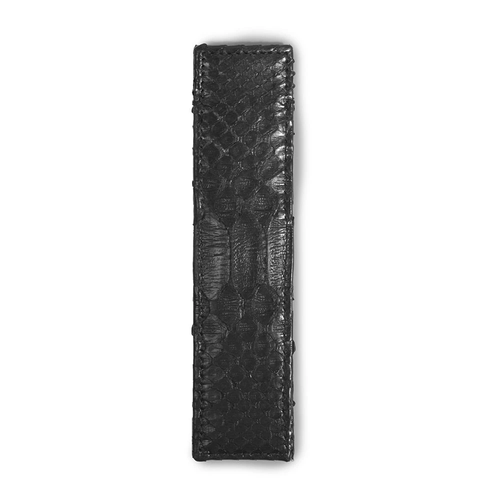Pen Case for 1 Pen, python leather