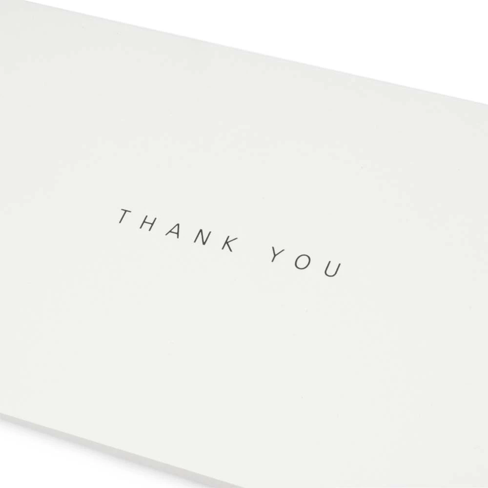 Greeting card thank you BlancBlanc mini