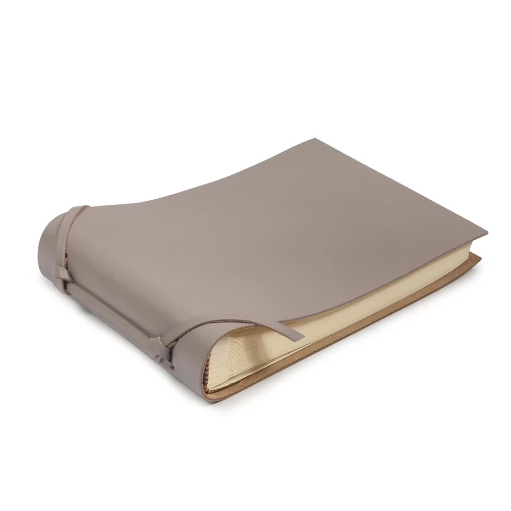 Photo Album, 30 pages, leather, 20.5x15 cm, taupe