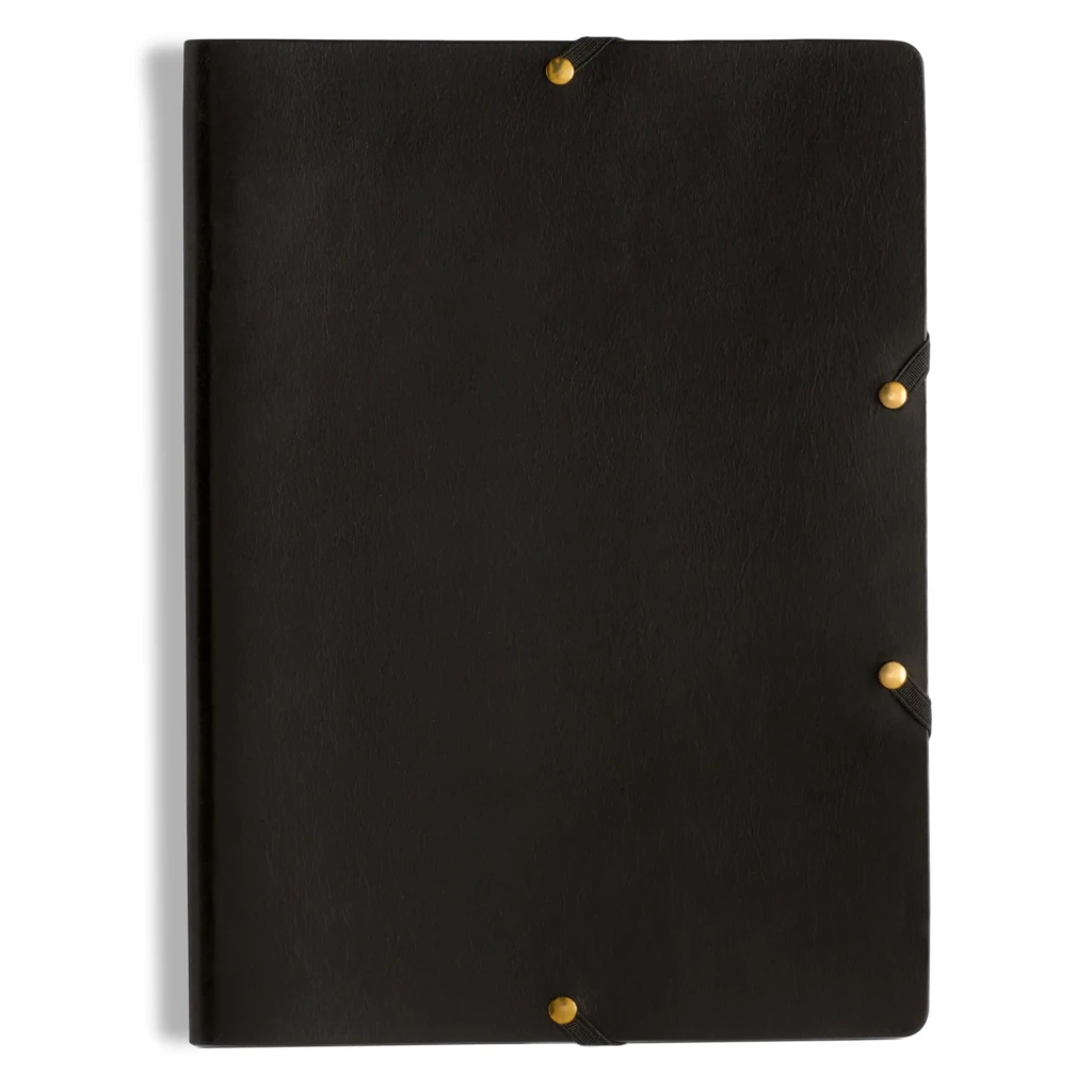 LEGENDÄR HYDE Presentation Folder, A4, leather, black