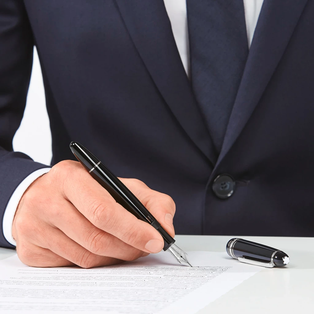 Montblanc Meisterstück LeGrand 146 Fountain Pen, platinum, M
