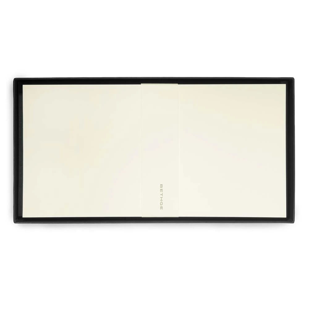 50 long DIN cards, Smooth Ivory