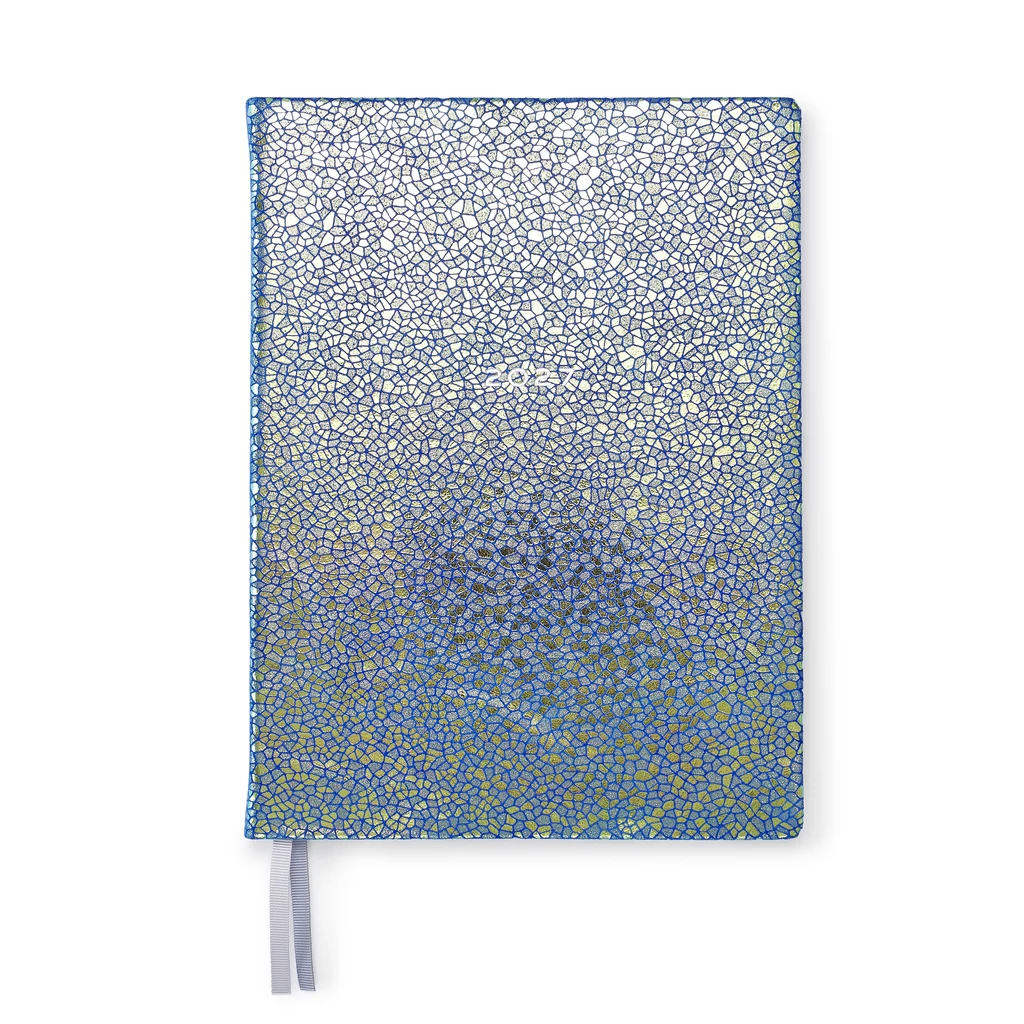 Weekly Planner 2027 Acqua Leather