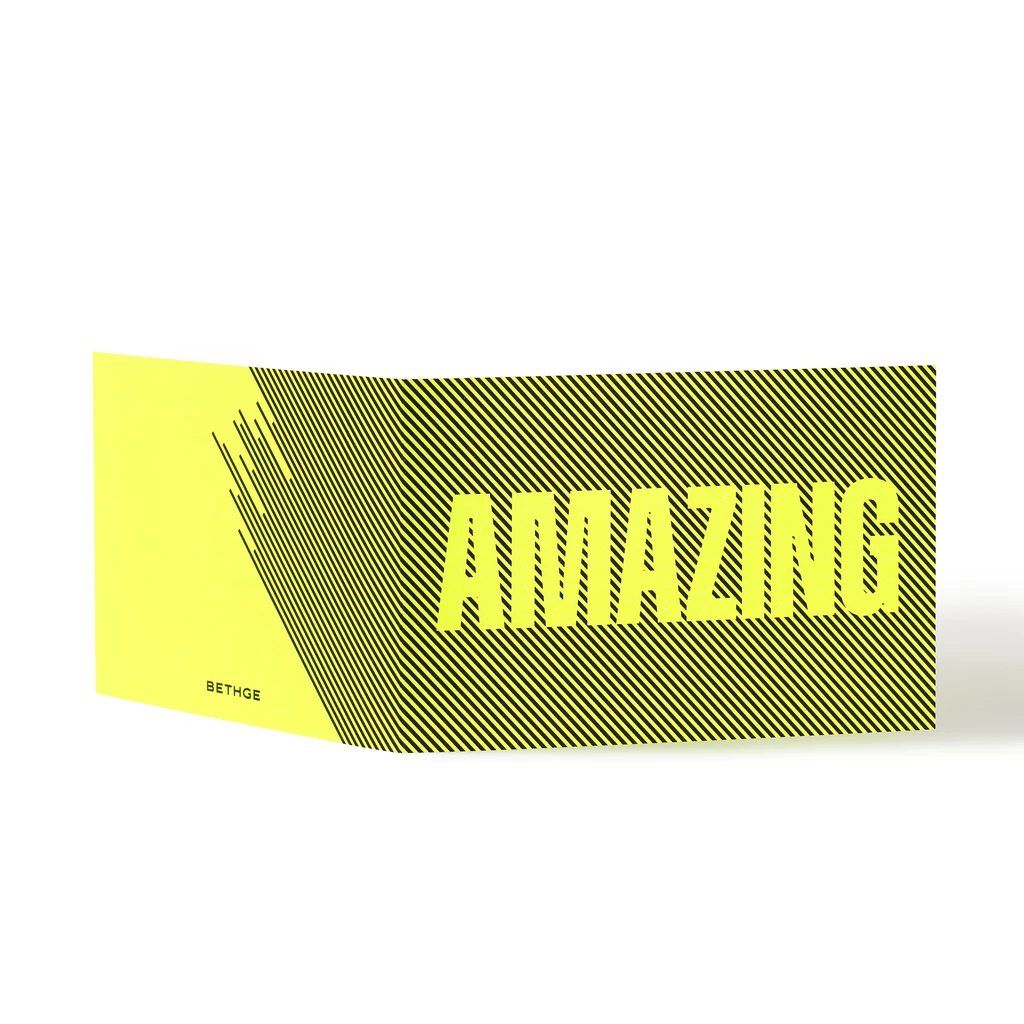 Greeting Card Glow Amazing 