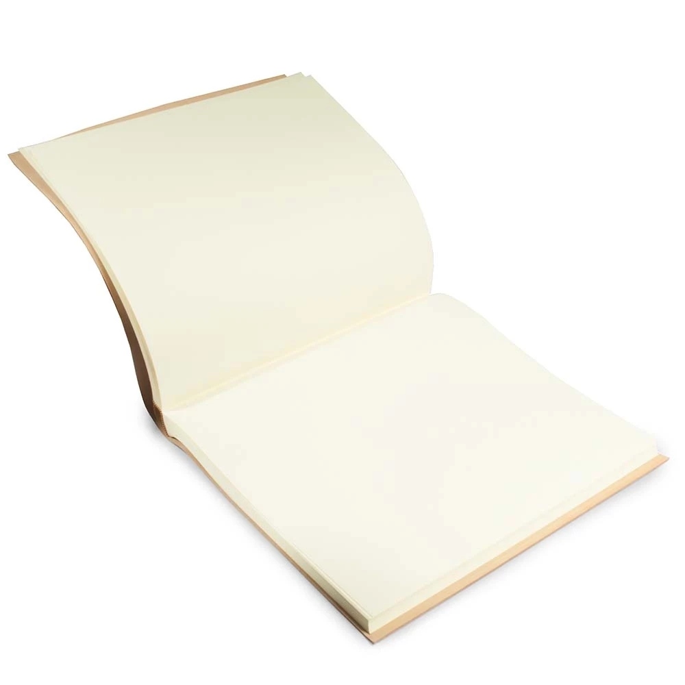 Photo Album, 50 pages, leather cover, 45x45 cm, tan