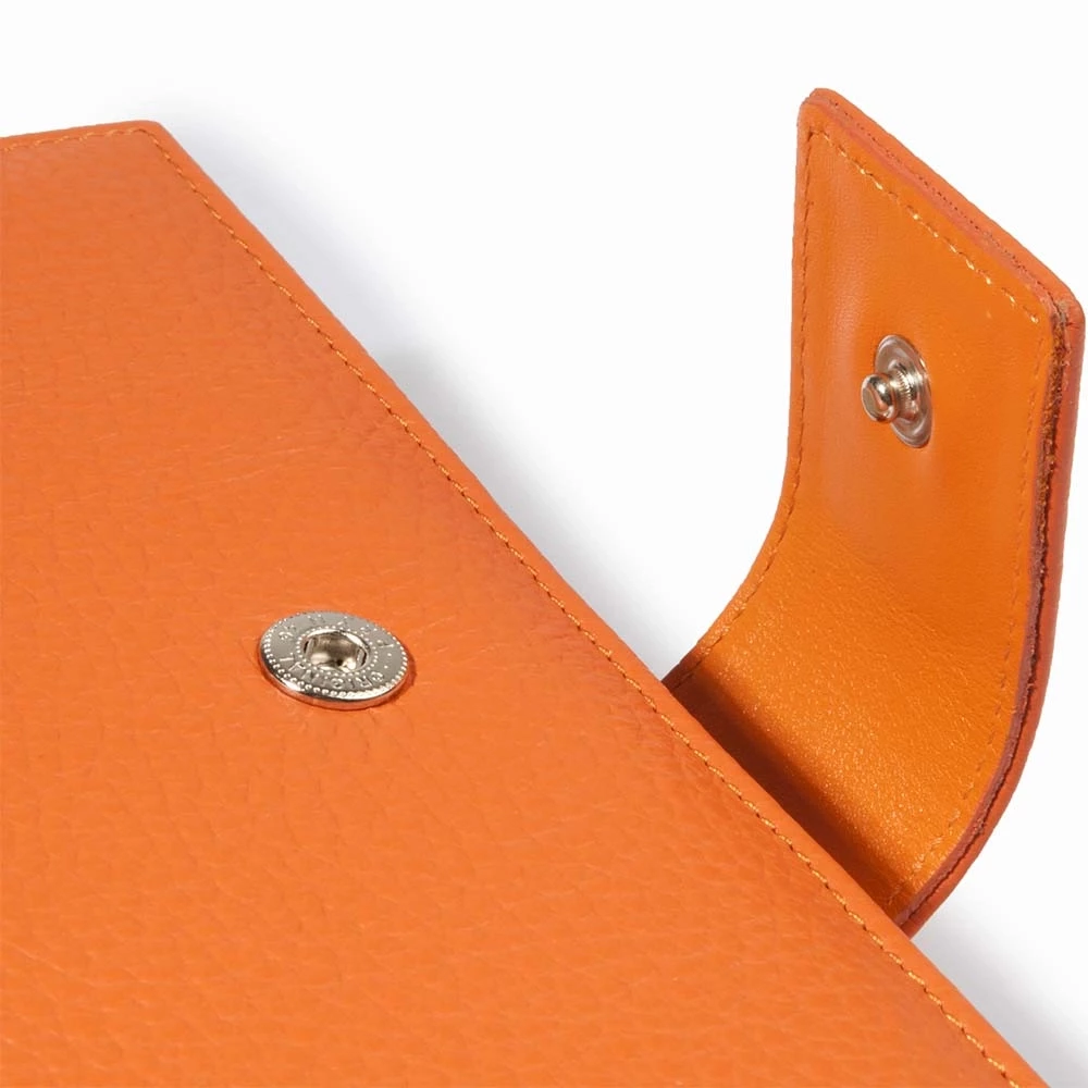 Daily Planner Adri, leather, orange