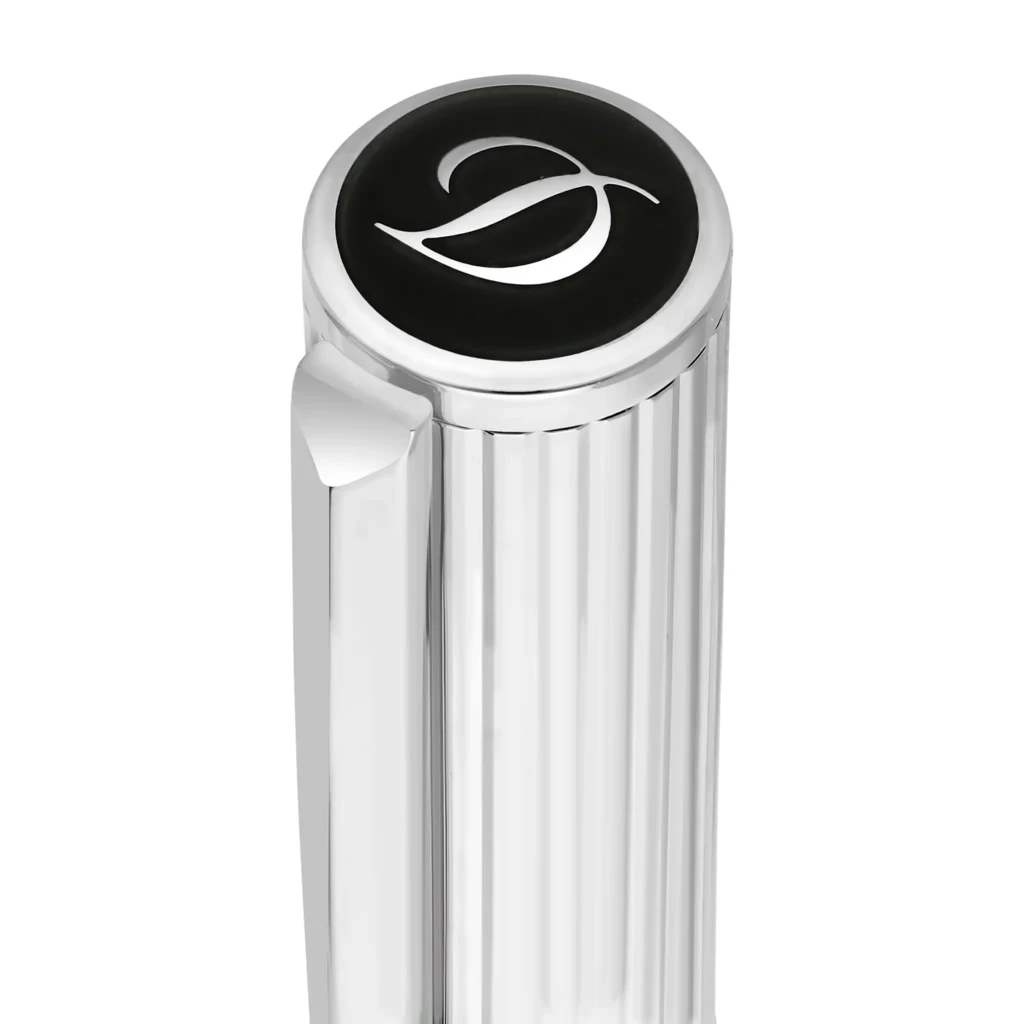 S.T. Dupont D-Initial Fountain Pen, DT black/chrome