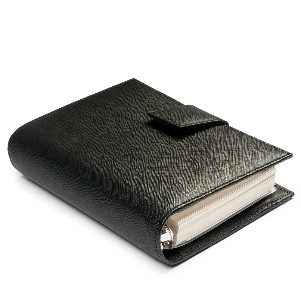 Personal Organiser, Saffiano leather, black