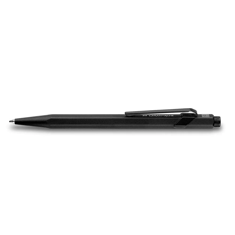 caran_dache_kugelschreiber_849_blackcode_schwarz_3 Caran d'Ache 849 Black Code Ballpoint Pen, black